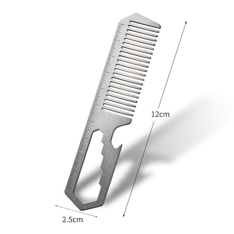 New Titanium Alloy Multifuncti - Comb Pocket Titanium 评论和价格