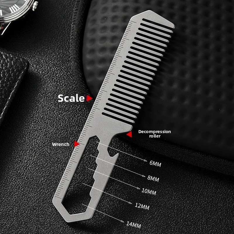 New Titanium Alloy Multifuncti - Comb Pocket Titanium 评论和价格
