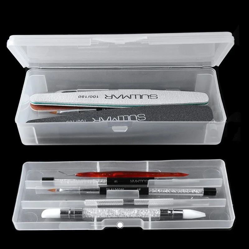 1Pc Rectangle Double-layer Nai - Nail File Titanium 评论和价格