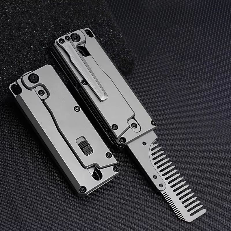 Titanium Alloy Folding Comb Re - Comb Pocket Titanium 评论和价格