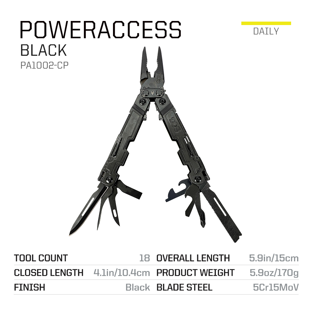 SOG 18 in 1 PowerAccess Compac - Edc Carry Pliers 评论和价格