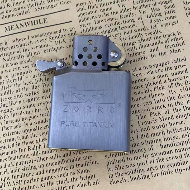 ZORRO 2026 new pure titanium l - Lighter Insert Zippo 评论和价格