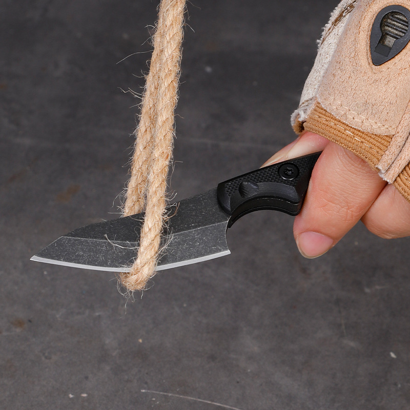 5CR15 Stainless Steel Small Fi - Edc Pocket Carry Fixed Blade 评论和价格