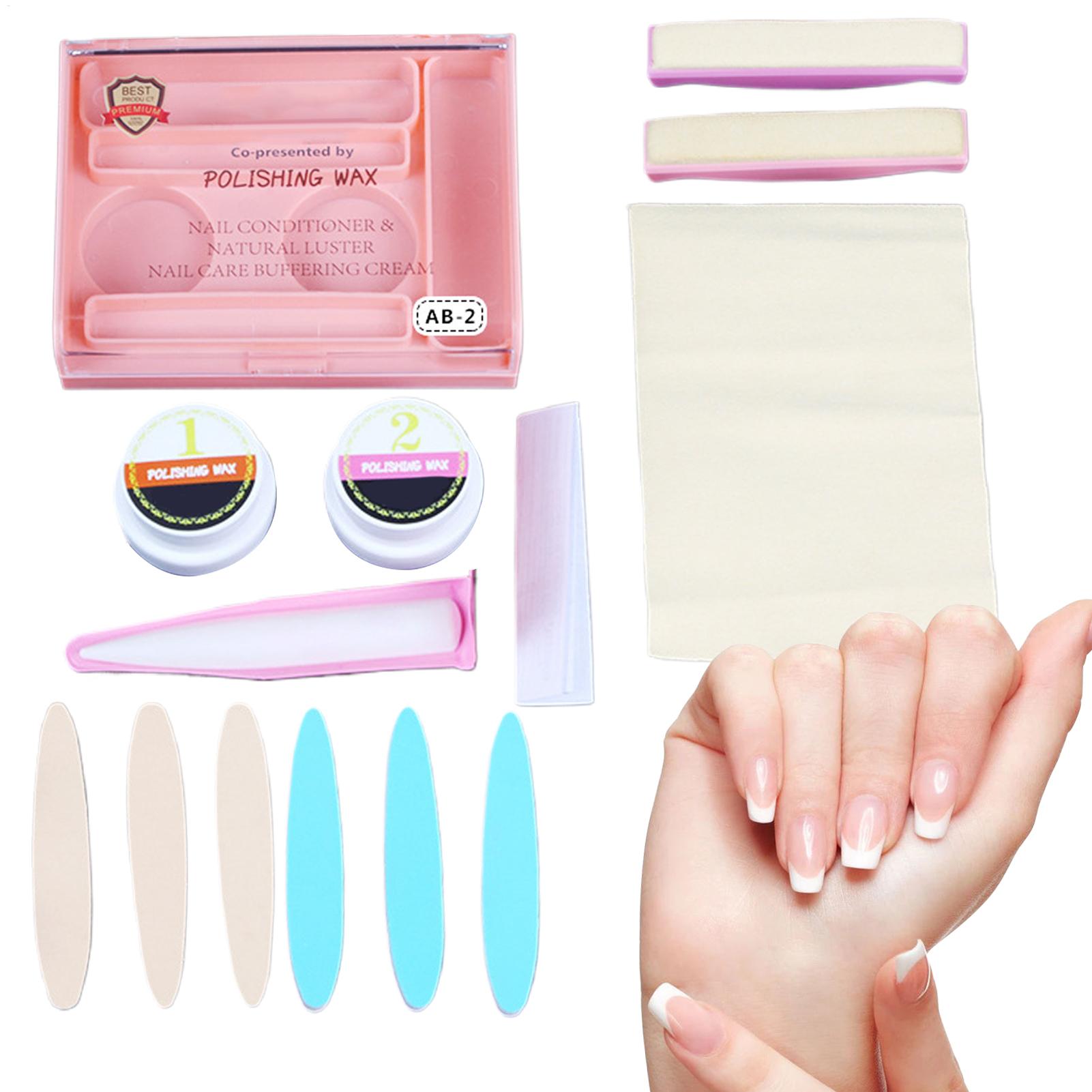 Nail polishing Wax Tool Kit Na - Nail File Titanium 评论和价格
