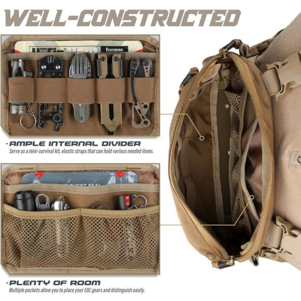 Fashion 1000D Nylon Men Chest  - Edc Carry Kit 评论和价格
