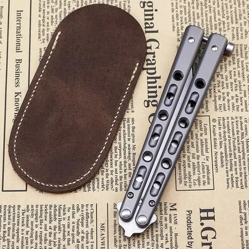Leather small knife cover carr - Edc Pocket Carry Fixed Blade 评论和价格