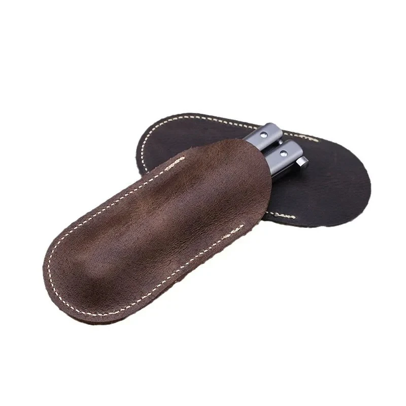 Leather small knife cover carr - Edc Pocket Carry Fixed Blade 评论和价格