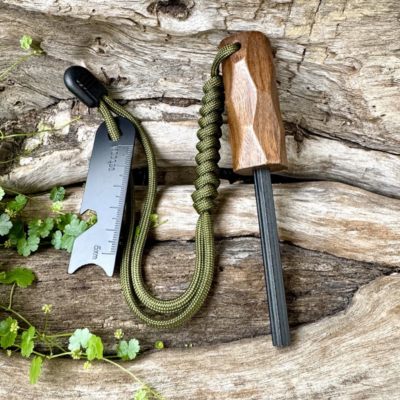 Hexagonal Firestone Rod Wooden - Ferro Rod Striker 评论和价格