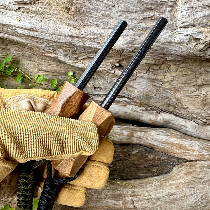 Hexagonal Firestone Rod Wooden - Ferro Rod Striker 评论和价格