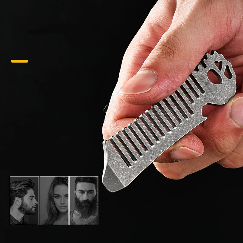FEGVE Titanium alloy comb with - Comb Pocket Titanium 评论和价格