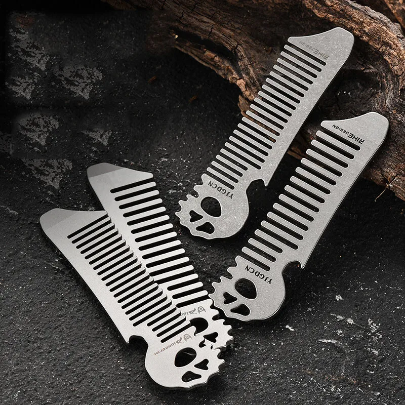 FEGVE Titanium alloy comb with - Comb Pocket Titanium 评论和价格