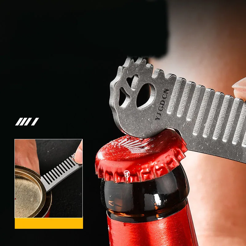 FEGVE Titanium alloy comb with - Comb Pocket Titanium 评论和价格