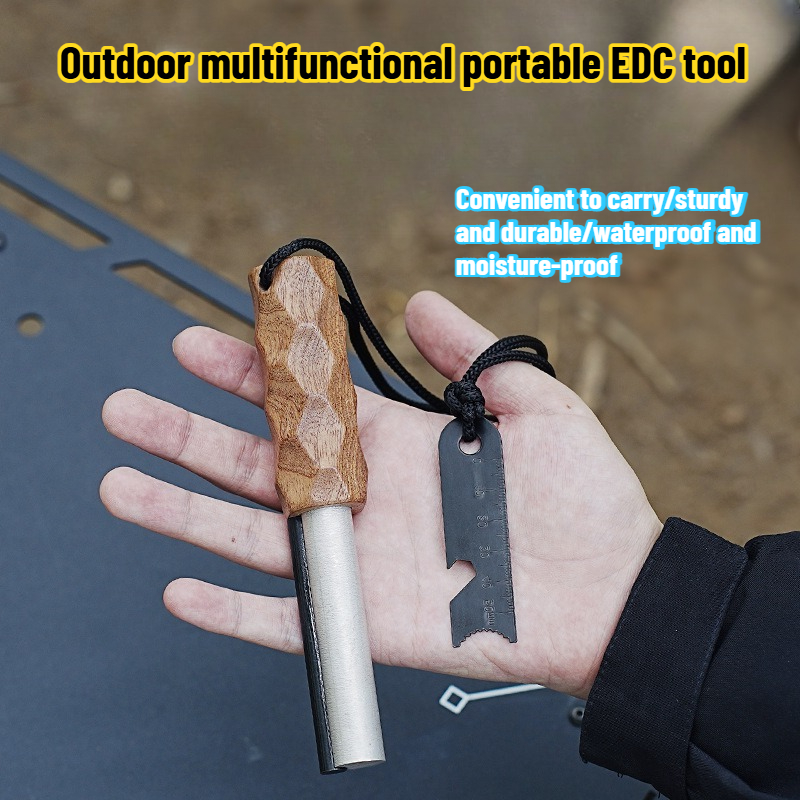Shabili Wooden Handle Outdoor  - Ferro Rod Striker 评论和价格