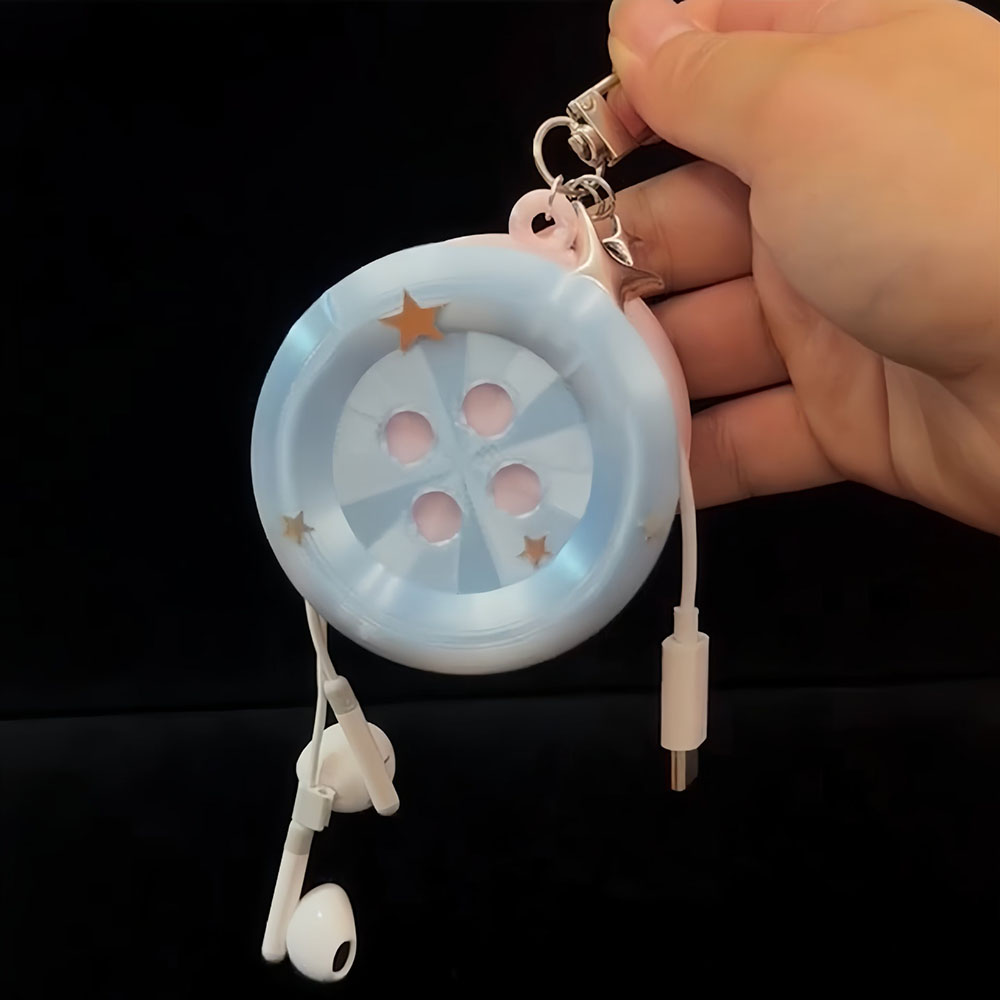 Cute Cable Winder Keychain Ear - Cable Winder Keychain 评论和价格