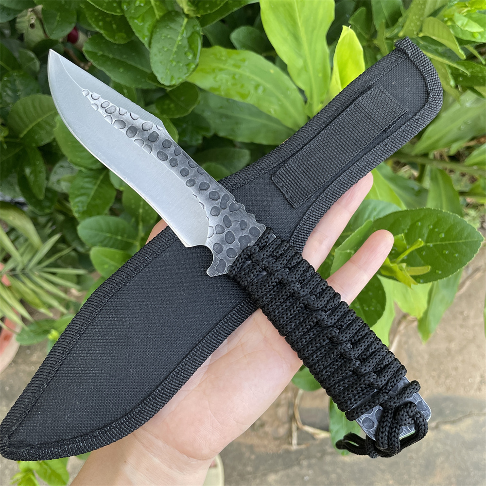 Forged 8cr13mov Blade Pocket k - Edc Pocket Carry Fixed Blade 评论和价格