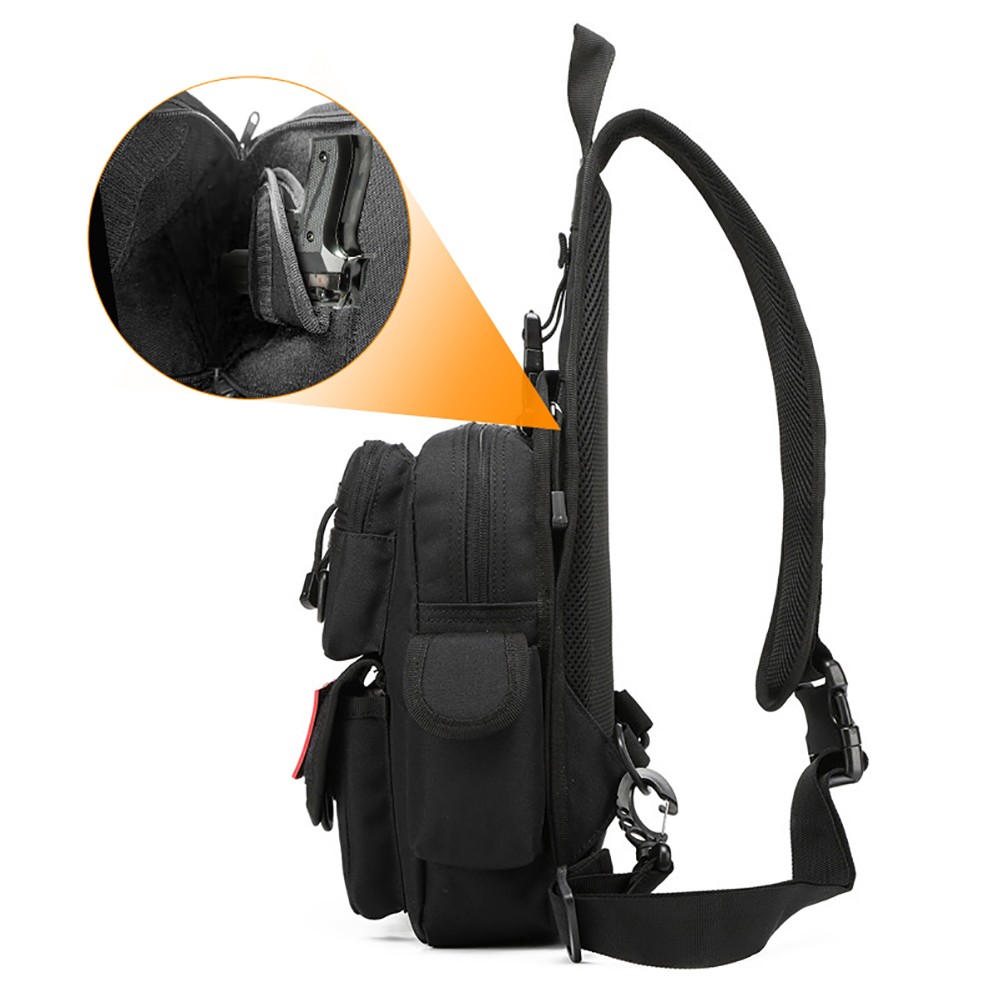 Tactical Pistol Bag Concealed  - Edc Concealed Carry Sling Bag 评论和价格