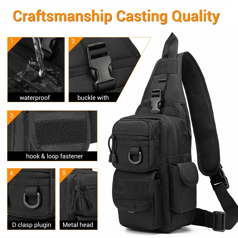 Tactical Pistol Bag Concealed  - Edc Concealed Carry Sling Bag 评论和价格